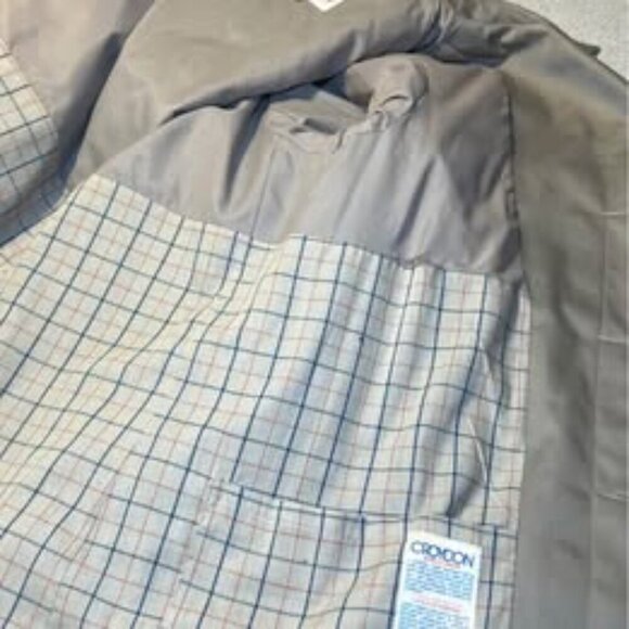 Croydon Taupe Water Resistant Trench Coat.  Size 40 - Picture 5 of 8